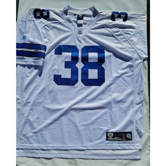Dallas Cowboys Football Jersey Mens 3XL White NFL Throwback Roy Williams #38 - Picture 1 of 8